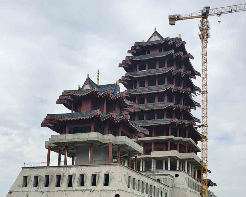 邯郸文博中心仿古金属瓦屋面工程